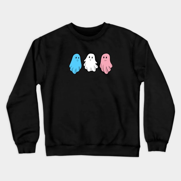 Trans Boo Crewneck Sweatshirt by Pridish